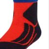 FALKE Unisex Kids SK2 Intermediate Stripes Ski Socks, Medium Cushion, Patterned, Breathable Quick Dry, Merino Wool, Orange (Samba Orange 8182), 10-12.5, 1 Pair view 3