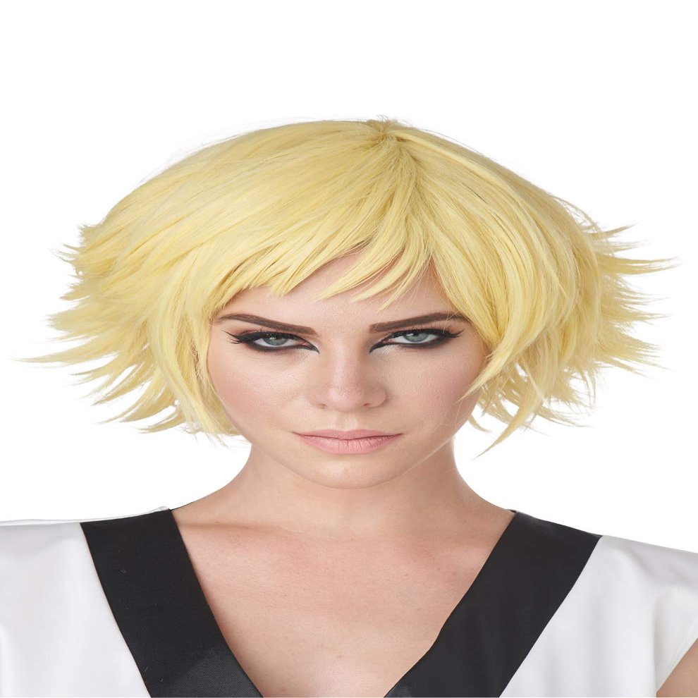 California Costumes Womens Feathered Cosplay Wig Yellow