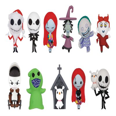 Nightmare Before Christmas Series 4-3D Foam Bag Clip in a Blind Bag