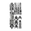 All Mountain Style Bike Frame Protector Extra - Universal Fit, 10-Piece Set for Down Tube, Chainstay, Cable Wear, High-Impact Honeycomb PVC view 2