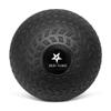 Yes4All Slam Balls, 10-40lb Weighted Ball Weight, Durable PVC Sand Filled Workout Dynamic Slam Ball for Strength Training, Tread, Black, 30lbs view 1