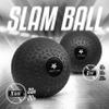 Yes4All Slam Balls, 10-40lb Weighted Ball Weight, Durable PVC Sand Filled Workout Dynamic Slam Ball for Strength Training, Tread, Black, 30lbs view 2