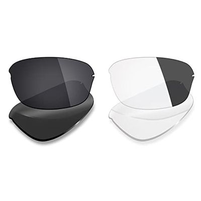 Mryok 2 Pair Polarized Replacement Lenses for Oakley Half Wire 2.0 Sunglass - Options