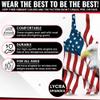 4 Time All American Sublimated Wrestling Singlet  Stitched & Durable Mens Singlet  Singlet for Wrestling, MMA & Powerlifting Wrestling Singlet Youth Boys (USA White, XXS/YL 51-70 lbs.) view 2