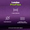 Landau Proflex Tailored Fit Comfort Stretch 3-Pocket Scrub Top for Women 4160 Black LGE view 4