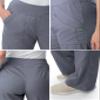 Landau Proflex Tailored Fit Comfort Stretch 4-Pocket Scrub Pants for Women 2043 Galaxy view 2