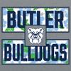 AS1175 - Butler Bulldogs Hibiscus Pattern Blocks T Shirt - 2X-Large - Graphite Heather view 2