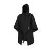 Helikon-Tex Swagman Roll Military Poncho, Bushcraft Line - Multi-purpose Rain Poncho & Emergency Cape - Survival and Military Gear - Woobie Blanket & Jacket (Black) view 1