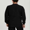 Landau Proflex Tailored Fit Stretch 3-Pocket Warm-Up Scrub Jacket for Men 3170 Black view 3