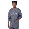 Landau Proflex Tailored Fit Stretch 3-Pocket Warm-Up Scrub Jacket for Men 3170 Steel XXL view 1