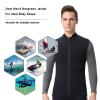 REALON Wetsuits Top Jacket Women Men 2mm Neoprene Long Sleeve Shirt 3mm Front Zipper Vest Wet Suit Keep Warm for Adult Youth Kids Diving Surf Swim Water Sports view 2