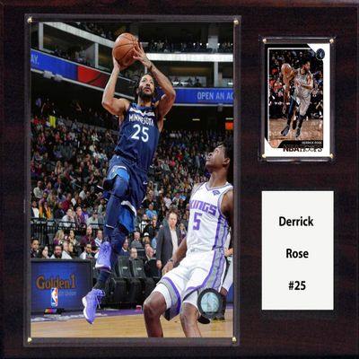 C&I Collectables NBA Minnesota Timberwolves Mens 1215DROSEMNNBA 12"x15" Derrick Rose Minnesota Timberwolves Player Plaque, Brown, N/A