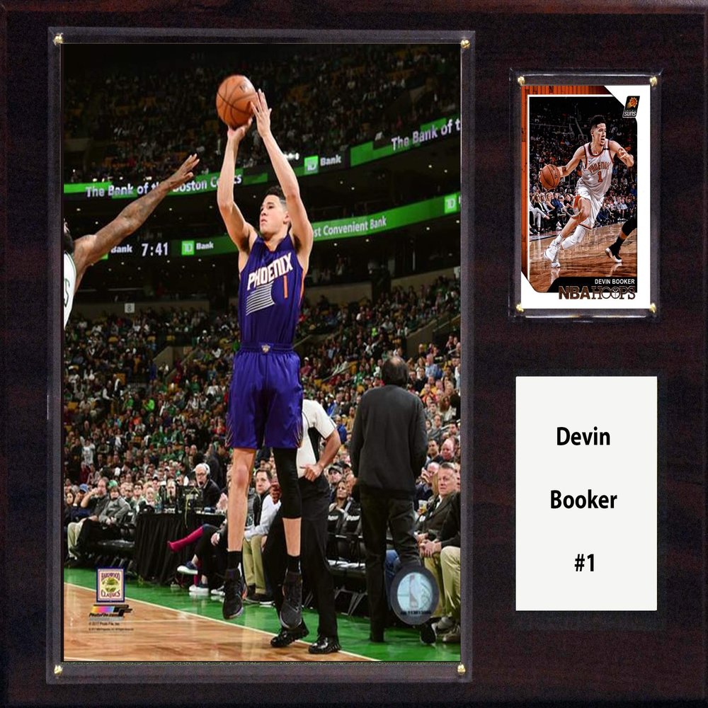C&I Collectables NBA Phoenix Suns Mens 1215BOOKERNBA 12"x15" Devin Booker Phoenix Suns Player Plaque, Brown, N/A