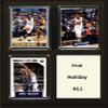 NBA New Orleans Pelicans Mens 810JHOLIDAYNBA 6"x8" Jrue Holiday New Orleans Pelicans Two Card Plaque, Brown, N/A view 1