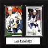 C&I Collectables NHL Buffalo Sabres Mens 68EICHELNHL 6"x8" Jack Eichel Buffalo Sabres Two Card Plaque, Brown, N/A view 1