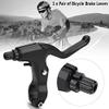 Brake Lever, Aluminum Alloy Brake Lever Set for Mountain Bikes Black view 2