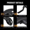 Brake Lever, Aluminum Alloy Brake Lever Set for Mountain Bikes Black view 4