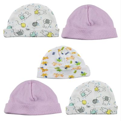 bambini Girls Baby Cap (Pack of 5)