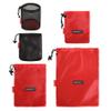 REDCAMP 5PCS Small Ditty Bags Set for Backpacking, Ultralight Nylon Mesh Drawstring Stuff Sack Assortment Storage Pouch Bags for Outdoor Camping Indoor Home, Red view 1