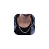 9mm Mens Chain 18 Inch Figaro Link Stainless Steel Necklace Men's Silver view 1