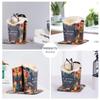 PG6 PU Leather Double Velvet Plush Protective Eyeglasses Holder for Desks view 4