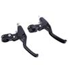 Alomejor Brake Levers 1 Pair Aluminium Alloy Cycling Brake Level Handles Brake Levers for Road Mountain Bike(Black)