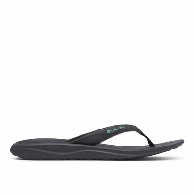 Columbia Women's FLIP Sandal, Black/copper ore, 12 Regular US
