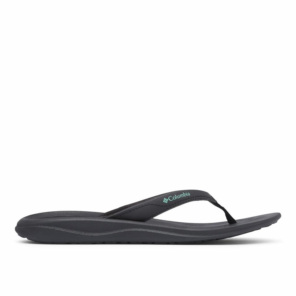 Columbia Women's FLIP Sandal, Black/copper ore, 12 Regular US