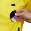 Murray Sporting Goods Pro-Style Soccer Referee Jersey - Short Sleeve | Officials Short Sleeve Soccer Referee Shirt (Yellow, Medium) view 3