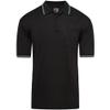 Murray Sporting Goods Short Sleeve Polo Baseball and Softball Umpire Shirt - Sized for Chest Protector (Black, XX-Large) view 1