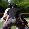Murray Sporting Goods Short Sleeve Polo Baseball and Softball Umpire Shirt - Sized for Chest Protector (Black, Small) view 2