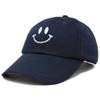 DALIX Smile Baseball Cap Smiling Face Happy Dad Hat Men Women Teens Navy Blue view 4