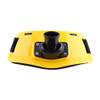 Tbest Fishing Belt,Fishing Pole Waist Holder,Fishing Gimbal Belt,Fishing Fighting Waist Belt Stand Up Belt Rotary Fishing Rod Holder Back Padded Fishing Rod Belt for Fishing(Yellow) view 2