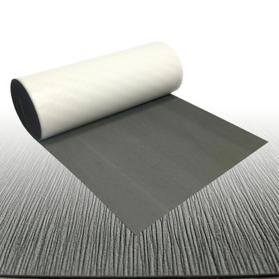 CHURERSHINING Boat Flooring Mat EVA Foam Boat Decking Marine Carpet Faux Teak Sea Decking Mat Non-Slip Self-Adhesive Flooring Material for Pontoon Yacht Surfboard Swim Platform RV Floor 94" x 35"