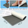 CHURERSHINING Boat Flooring Mat EVA Foam Boat Decking Marine Carpet Faux Teak Sea Decking Mat Non-Slip Self-Adhesive Flooring Material for Pontoon Yacht Surfboard Swim Platform RV Floor 94" x 35" view 2