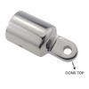 Pair 316SS Heavy Duty7/8 ID Bimini Top Cap External Eye End Boat Fittings Marine Hardware, Fits 7/8" OD Round Tube view 3