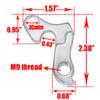 AUTUT 2 Pcs Universal Derailleur Hanger for Cyclocross, Mountain, Road Racing Bike view 2