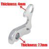AUTUT 2 Pcs Universal Derailleur Hanger for Cyclocross, Mountain, Road Racing Bike view 3