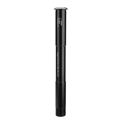 Bike Fork Thru Axle, Aluminum Alloy 100x15mm Front Hubs Tube Shaft Axle Lever for Rock Shox Front Fork, Black
