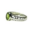 55Carat Natural Peridot Ring 925 Sterling Silver Oval Cut August Birthstone Bezel Style Jewelry Size 4-13 view 2