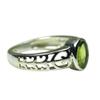 55Carat Natural Peridot Ring 925 Sterling Silver Oval Cut August Birthstone Bezel Style Jewelry Size 4-13 view 3