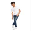 Calvin Klein Boys' Short Sleeve Graphic Crew Neck T-Shirt, Comfortable, Relaxed Fit, Deboss White, 14-16 view 2