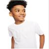 Calvin Klein Boys' Short Sleeve Graphic Crew Neck T-Shirt, Comfortable, Relaxed Fit, Deboss White, 14-16 view 3