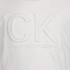 Calvin Klein Boys' Short Sleeve Graphic Crew Neck T-Shirt, Comfortable, Relaxed Fit, Deboss White, 14-16 view 4