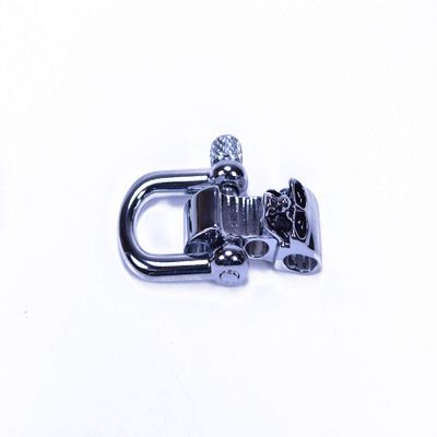 Chrome Skull Adjustable Paracord Metal Shackle - 50 Pack