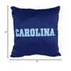 College Covers Everything Comfy North Carolina Tar Heels 16" Decorative Pillow Reversible 2 Unique Sides view 4