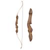 ZSHJGJR Archery 60" Takedown Recurve Bow Traditional Hunting Long Bow Right Hand Wood Bow Riser for Adult Target Shooting Practice 20-55lbs (30lbs) view 2