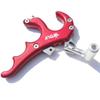 Compound Bow Release Aid Trigger Archery 4 Finger Release Aid Grip Caliper Accessories for Outdoor Hunting (red) view 4