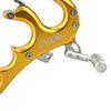 Compound Bow Release Aid Trigger Archery 4 Finger Release Aid Grip Caliper Accessories for Outdoor Hunting (Yellow) view 4