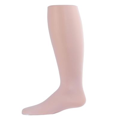 MeMoi Essential Sheer Nylon Tights for Girls, Ultra Soft and Lightweight Opaque Girls Tights - Sizes A-12, White, 8-10